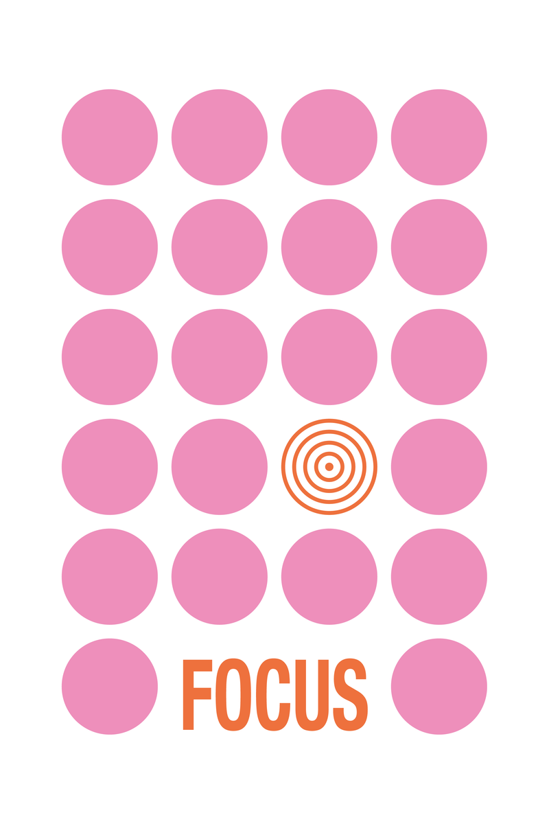 yisual - Poster - Pure Focus Pink