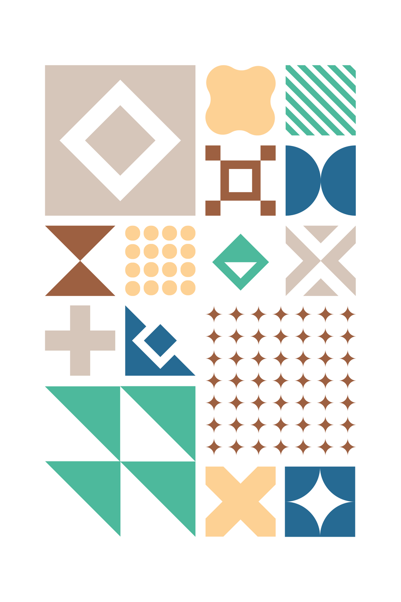 yisual - Aluminium - Pattern Pop Beige