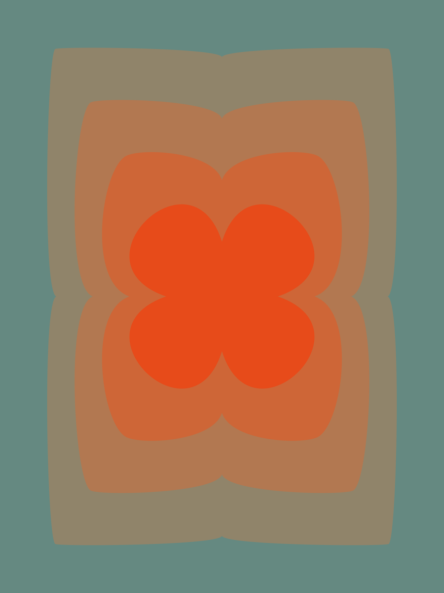 yisual - Poster - Good Luck Orange