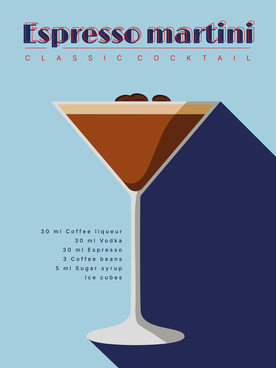 Poster - Happy Hour Brown