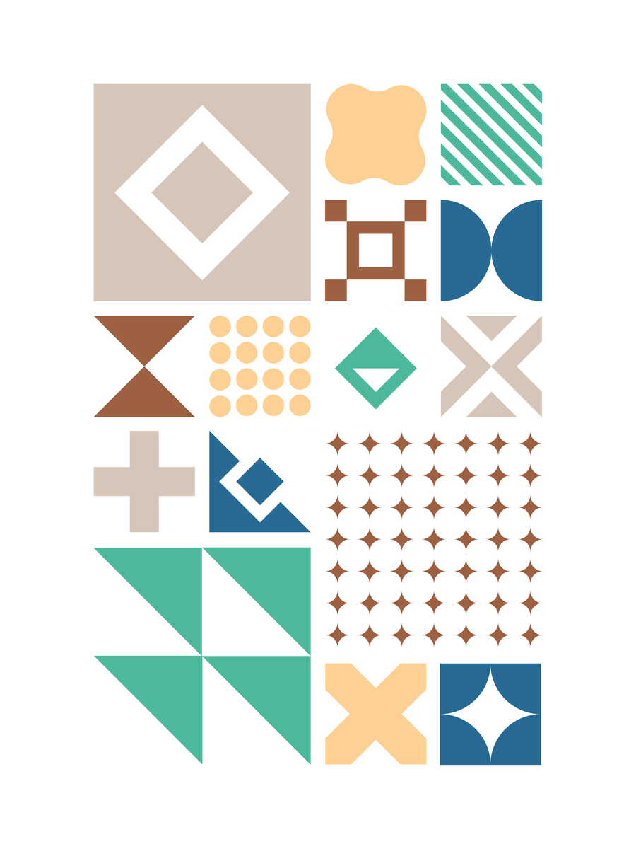 yisual - Aluminium - Pattern Pop Beige