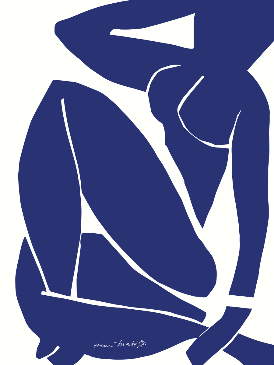 yisual - Poster - Blue Nude III Blue