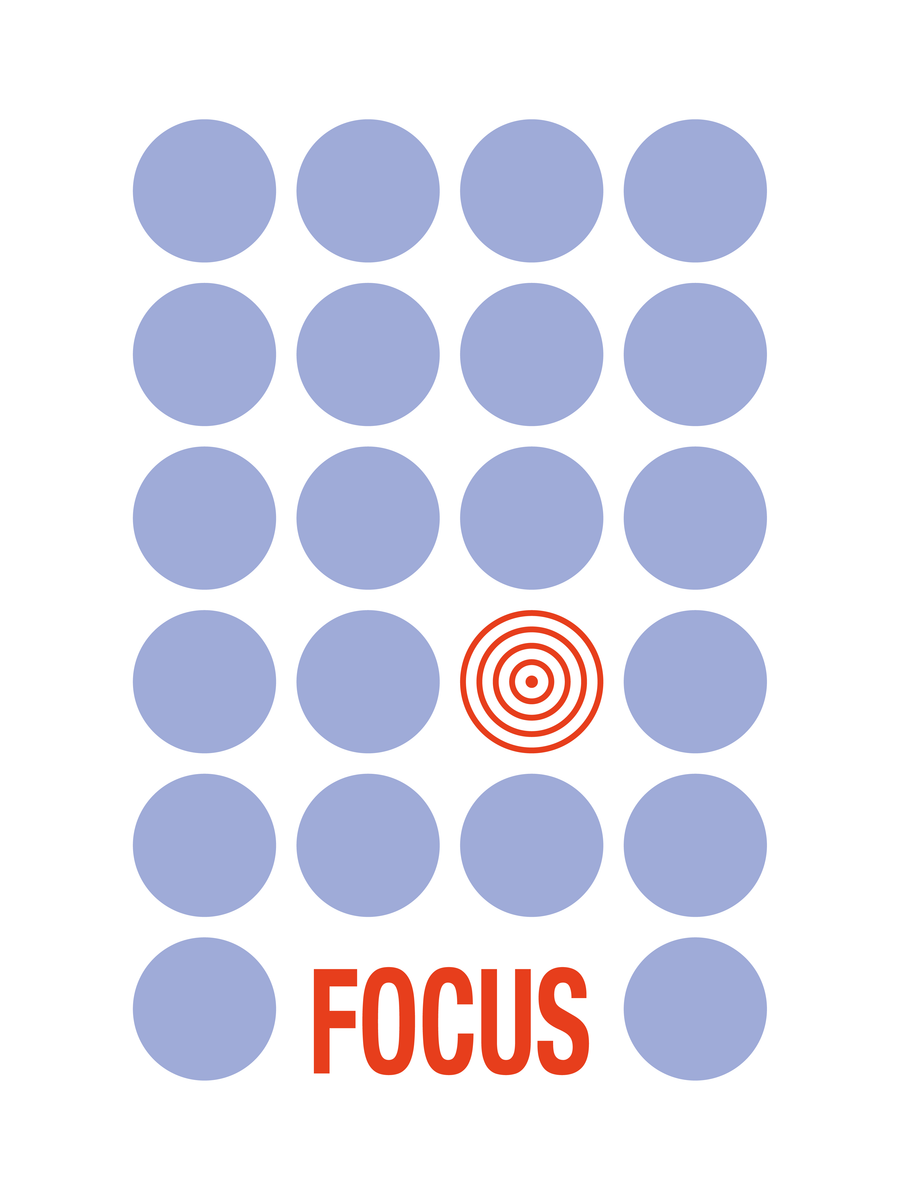 Poster - Pure Focus Red