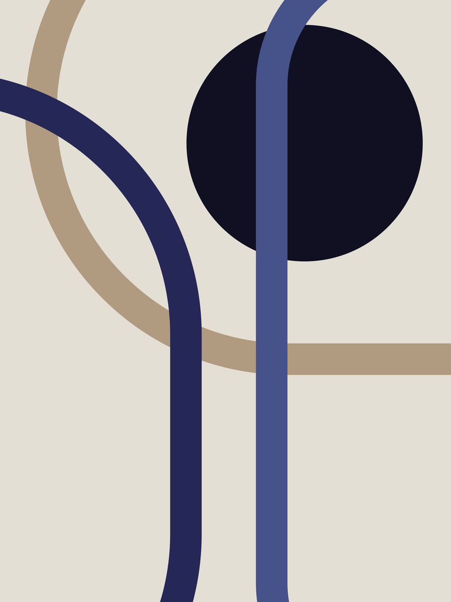 Poster - Calm Passage Blue