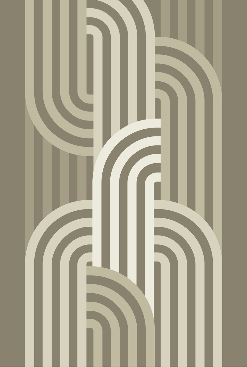 yisual - Aluminium - Layered Flow Taupe