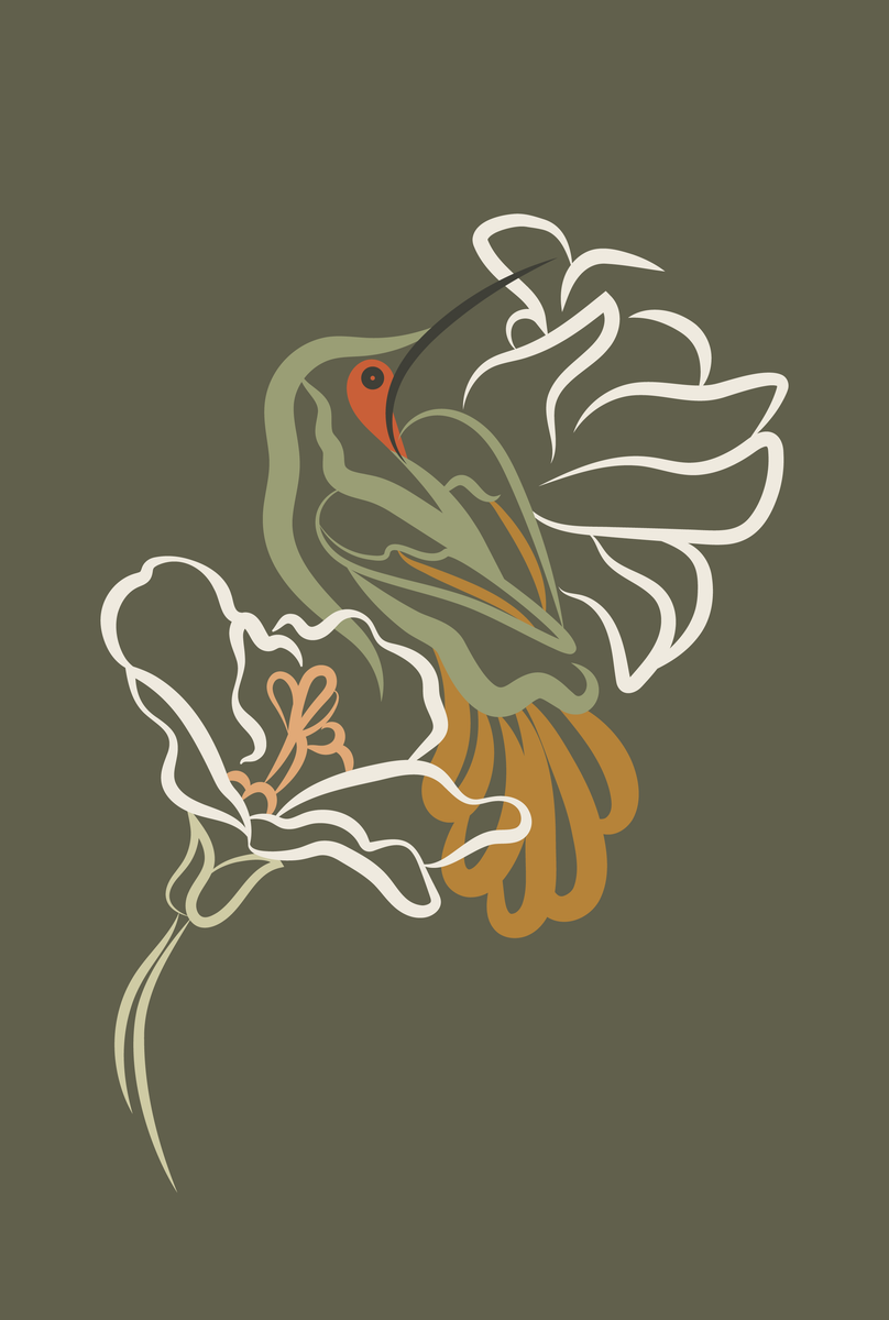 yisual - Aluminium - Featherline Bloom Green