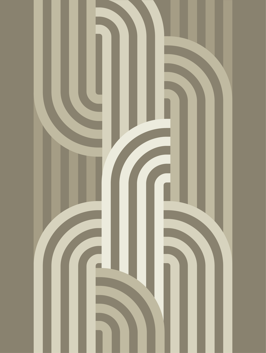 yisual - Aluminium - Layered Flow Taupe