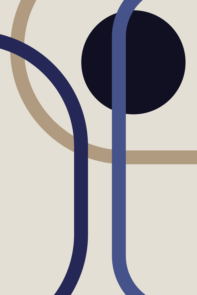 Poster - Calm Passage Blue