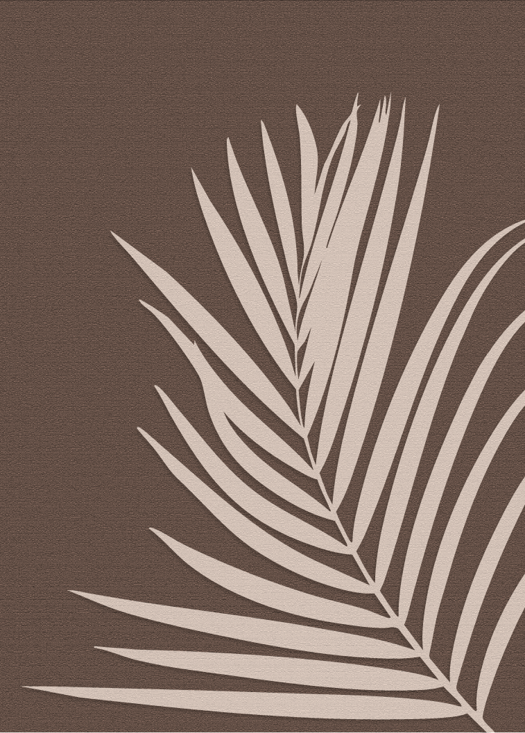 Poster - Tropical Simplicity Brown