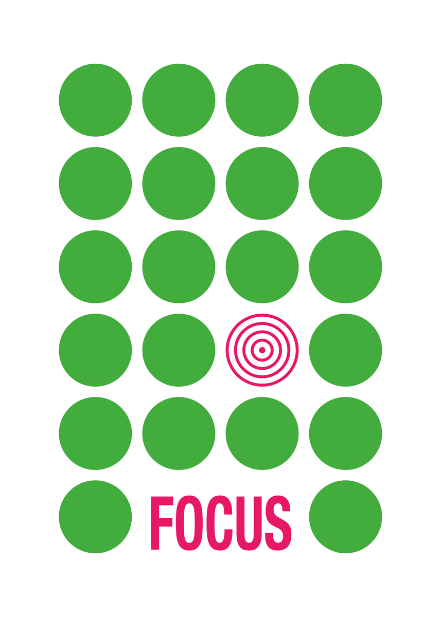 yisual - Poster - Pure Focus Green