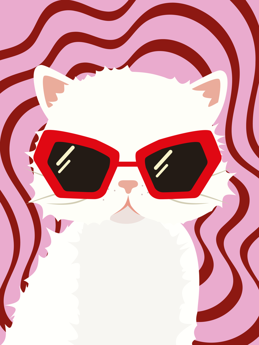 yisual - Aluminium - Stay Pawsitive Red