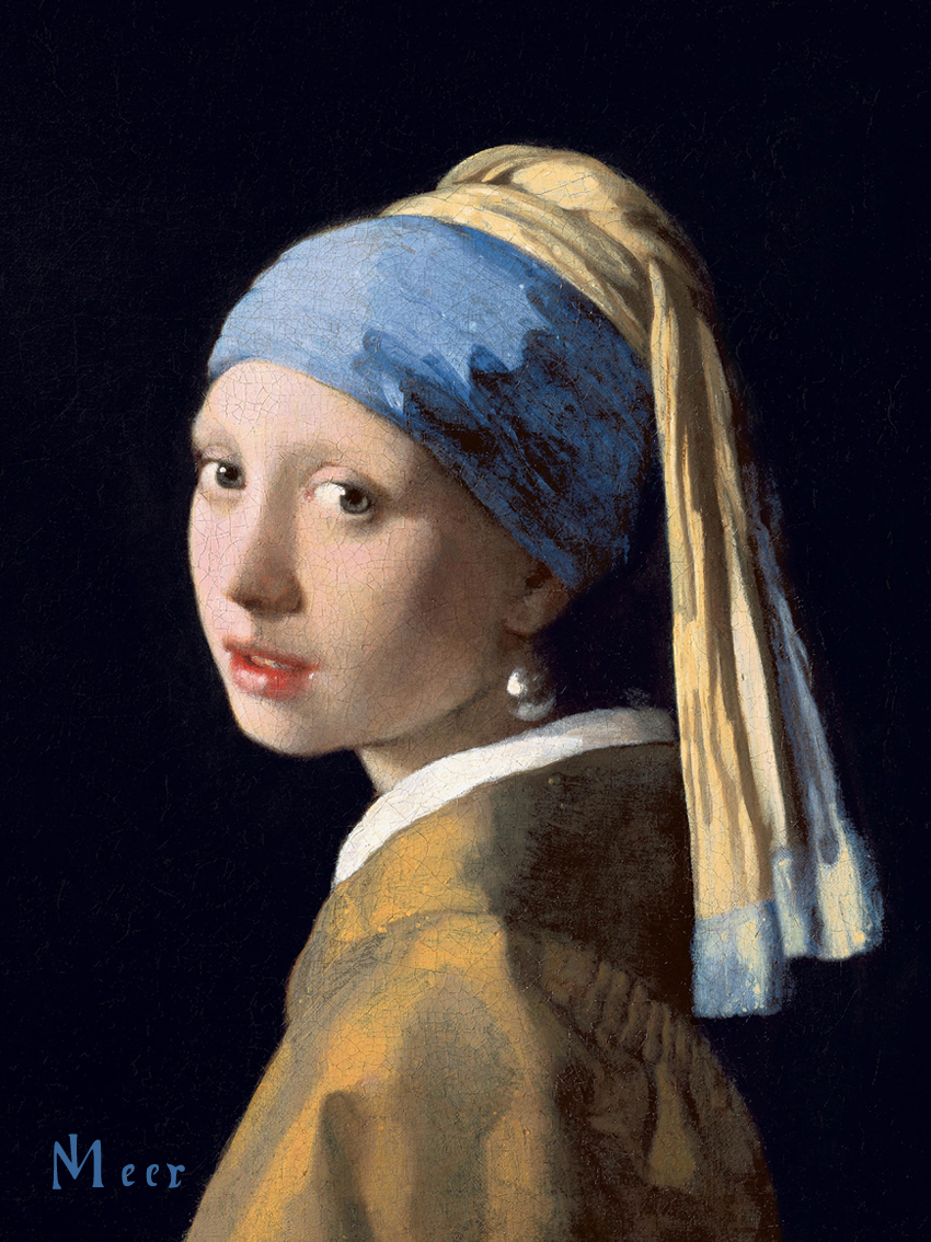 yisual - Poster - Meisje met de Parel Yellow