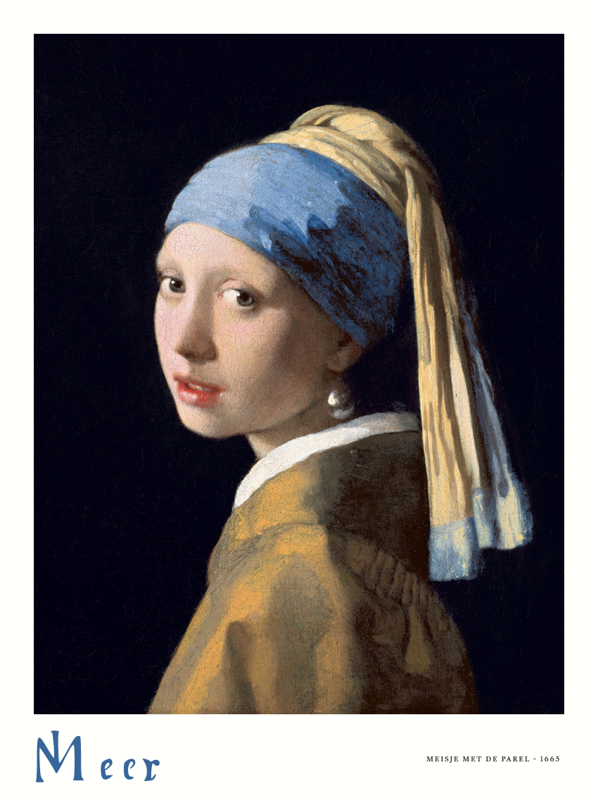 yisual - Poster - Meisje met de Parel White