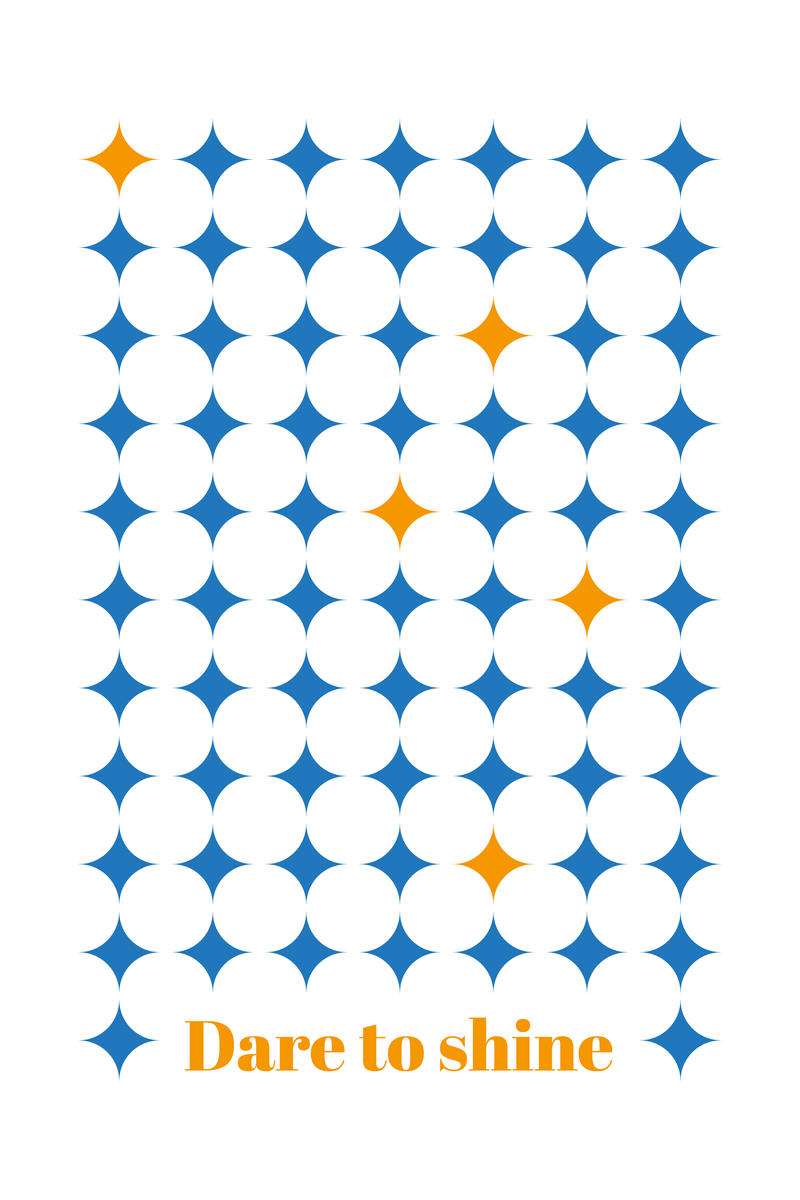 Poster - Pop of Joy Blue