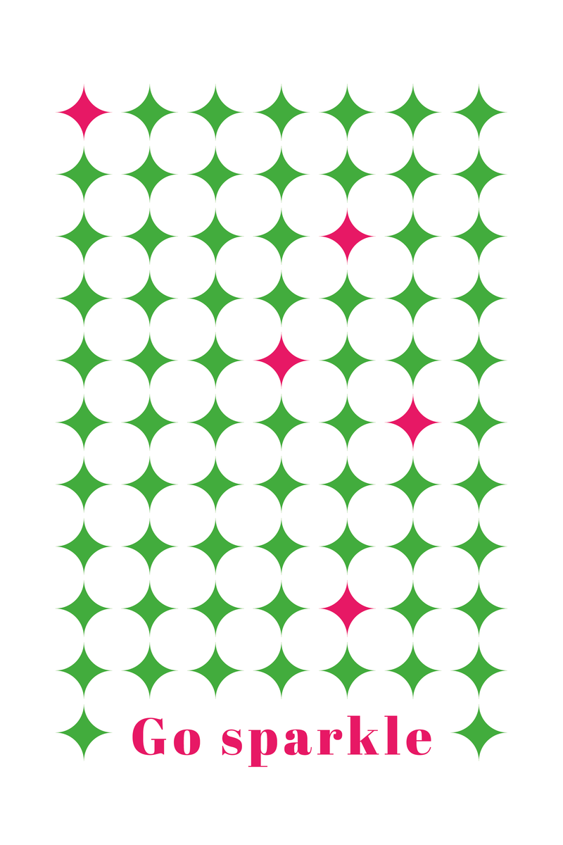yisual - Poster - Spark & Shine Green