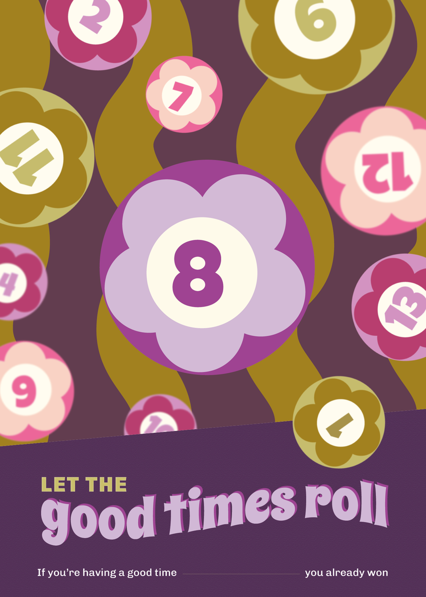 Poster - Rollin' Fun Purple