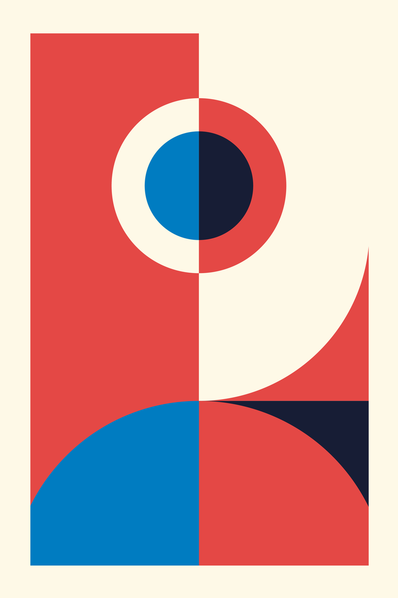 Poster - Center Point Red
