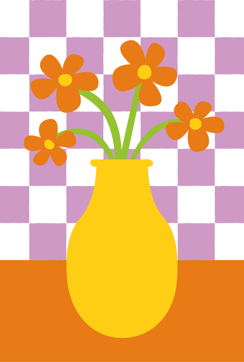 yisual - Aluminium - Happy Vase Yellow
