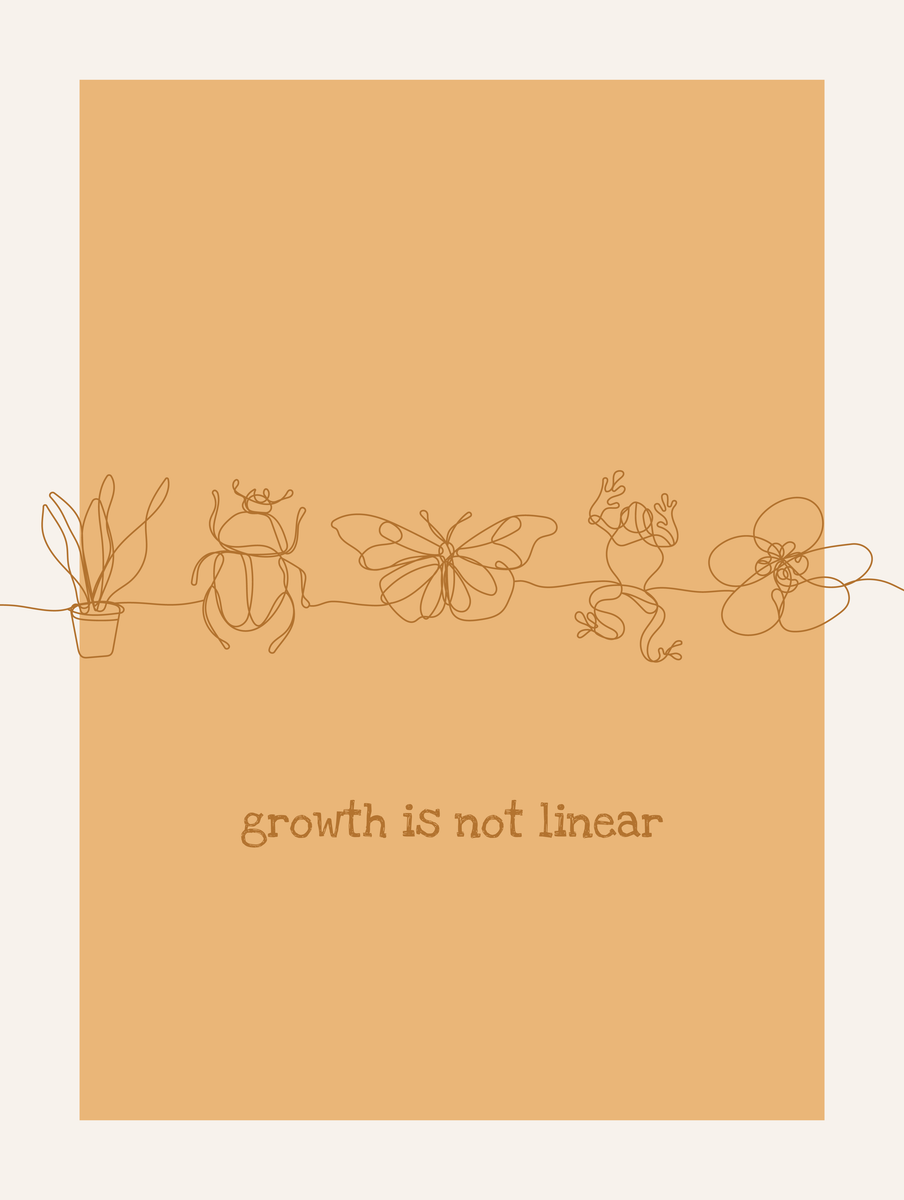 yisual - Poster - Rooted Flow Orange