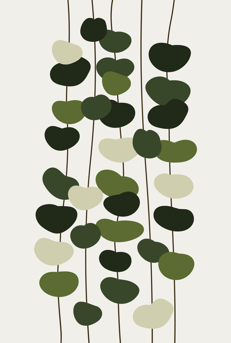 yisual - Poster - Calm Botanics Beige