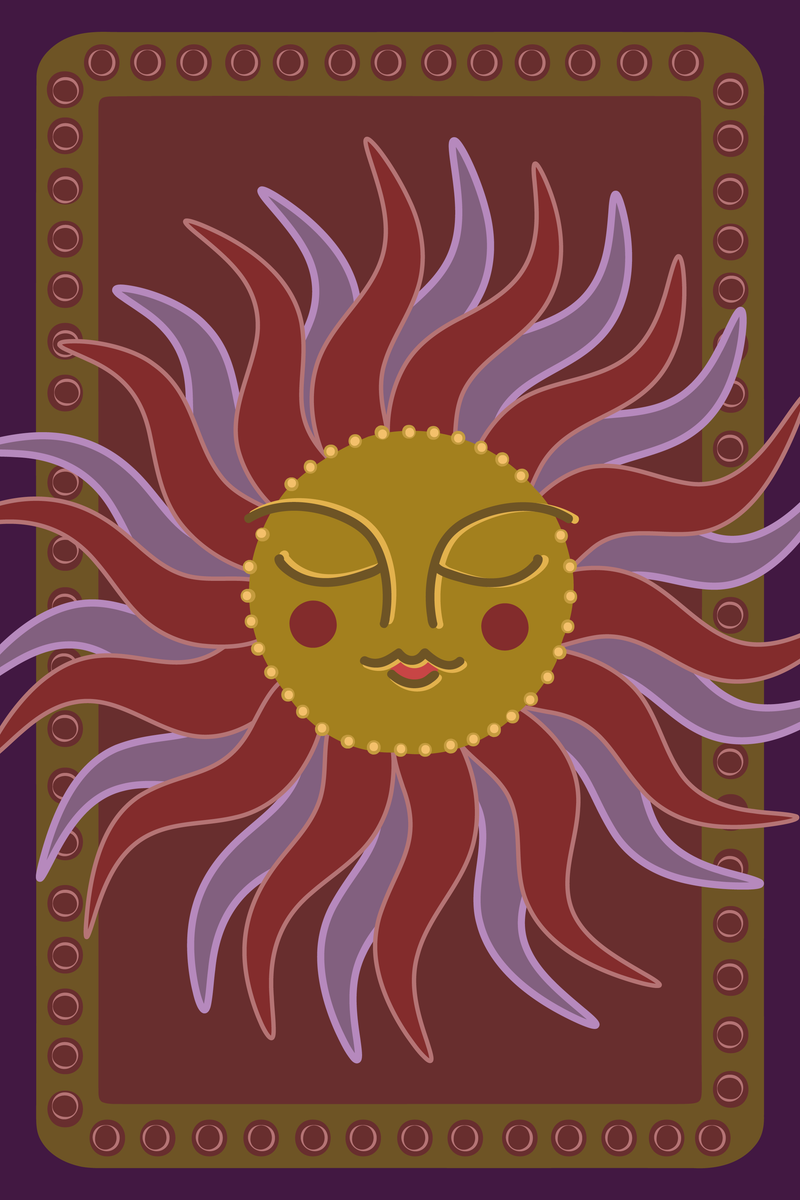 yisual - Poster - Solar Soul Purple