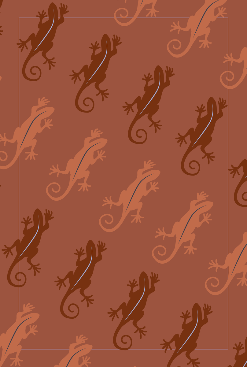 yisual - Poster - Lizard Loop Brown