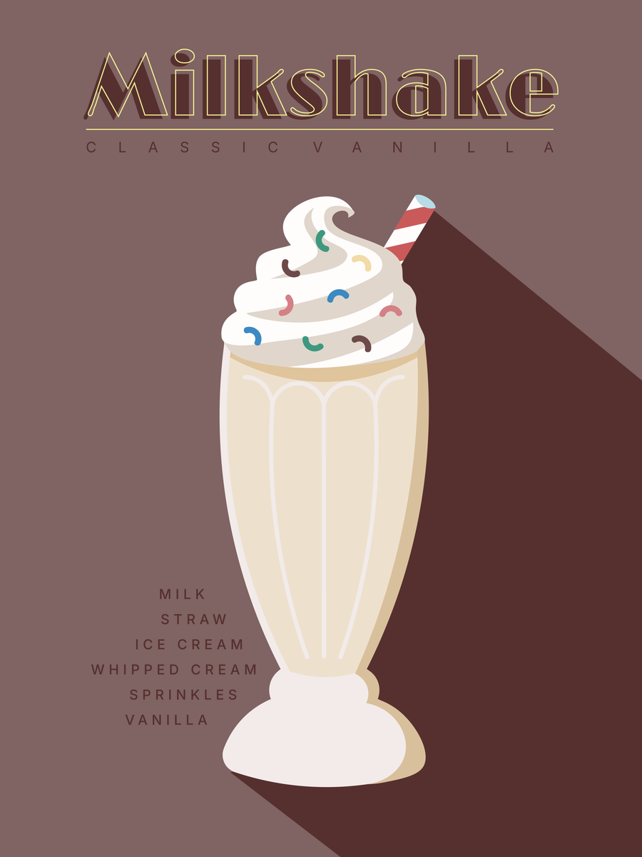 Poster - Sweet Sip Brown