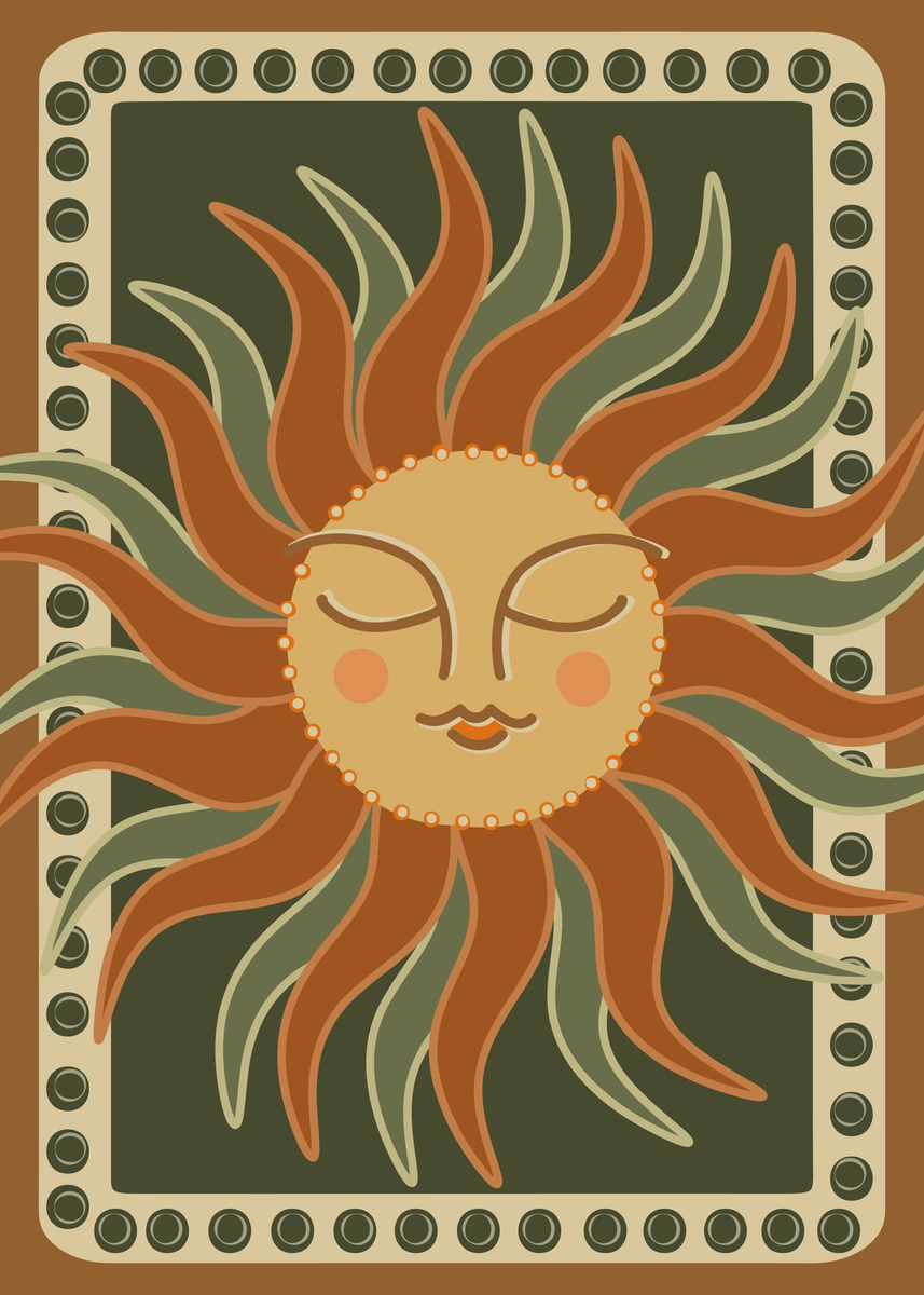 yisual - Poster - Solar Soul Green