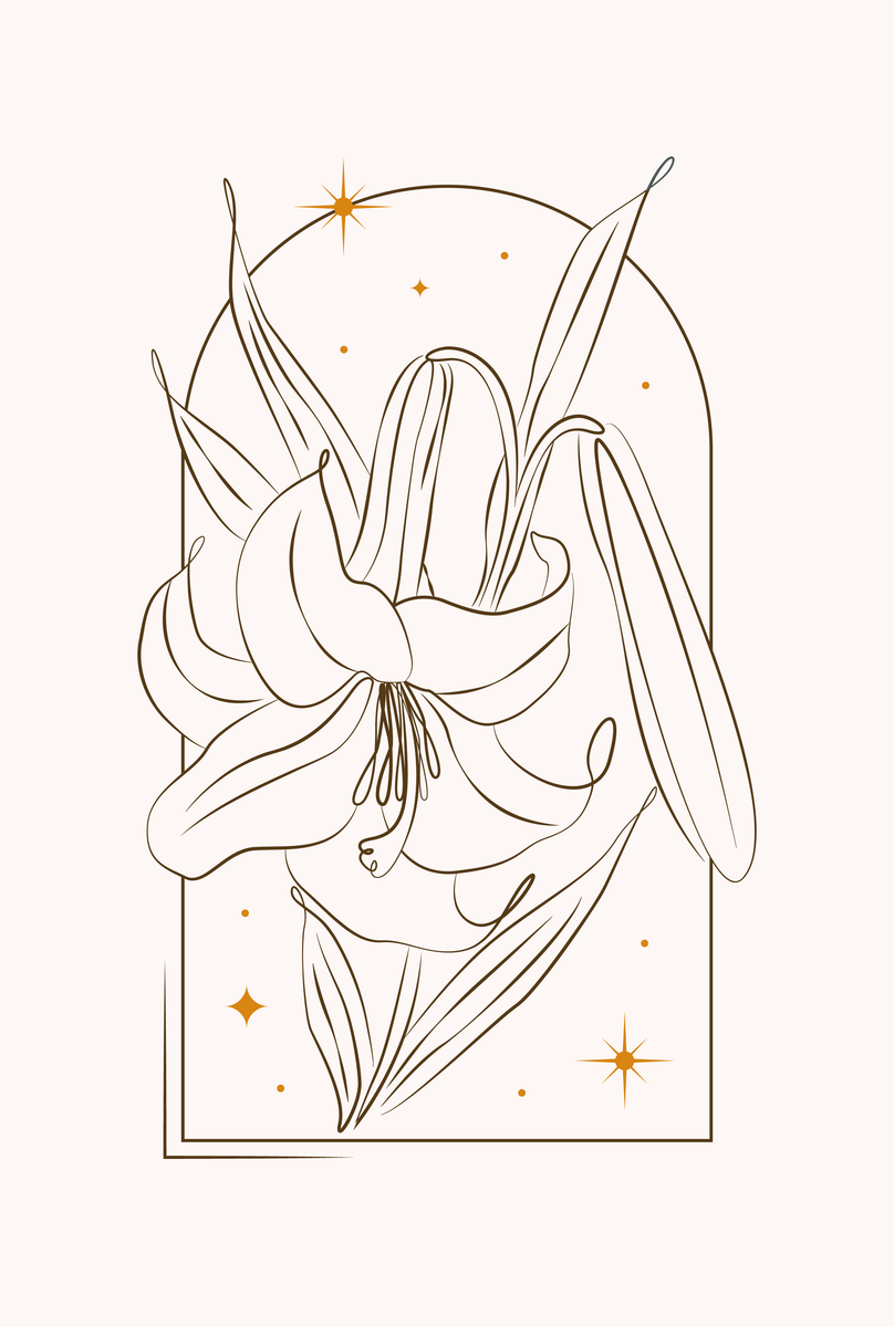 yisual - Poster - Mystic Bloom Lily