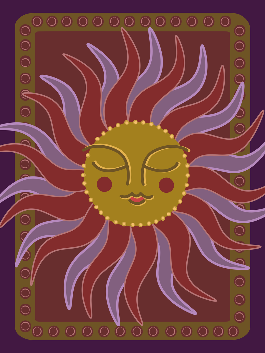 yisual - Poster - Solar Soul Purple