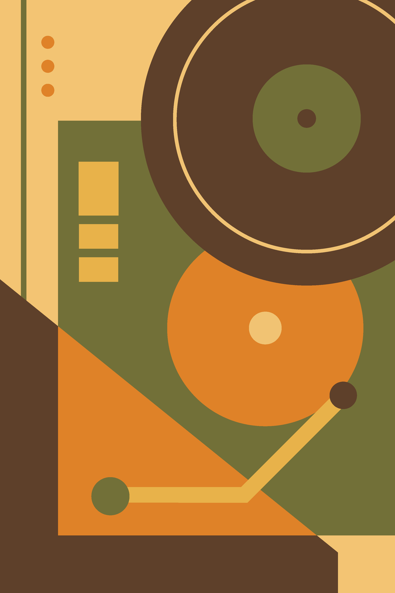 yisual - Aluminium - Vinyl Vibes Green