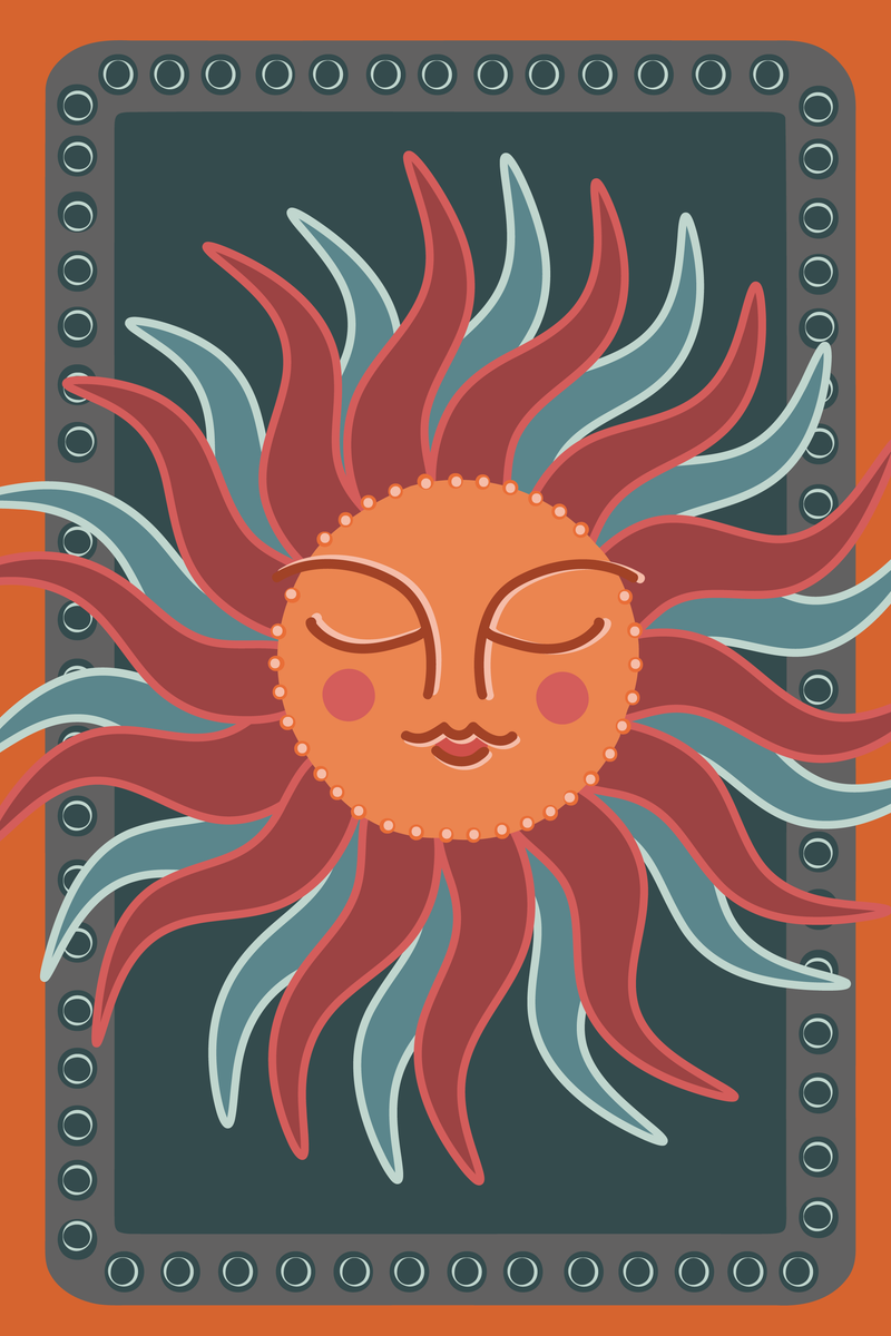 yisual - Poster - Solar Soul Blue