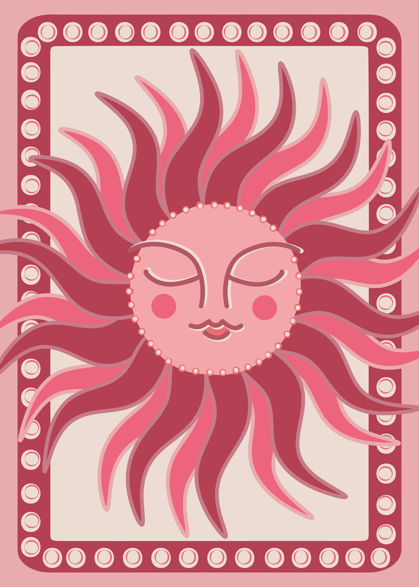 yisual - Poster - Solar Soul Pink