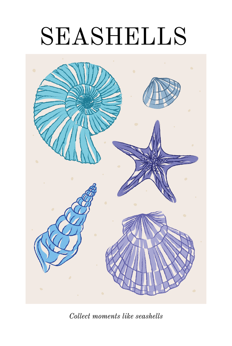 yisual - Aluminium - Coastal Charms Blue