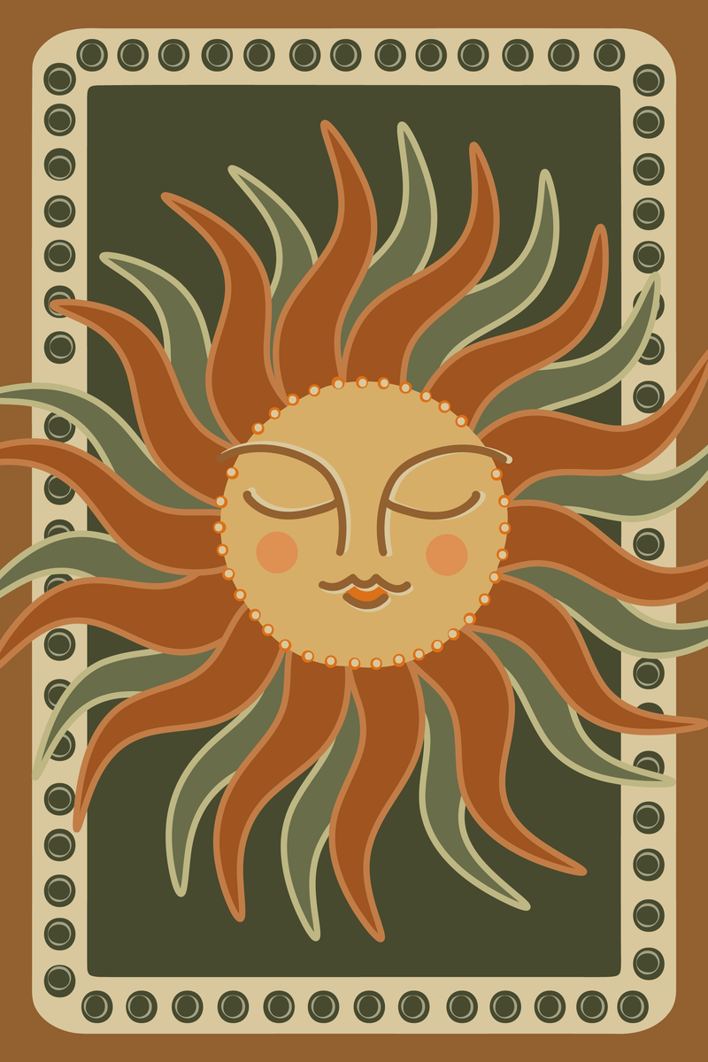 yisual - Poster - Solar Soul Green