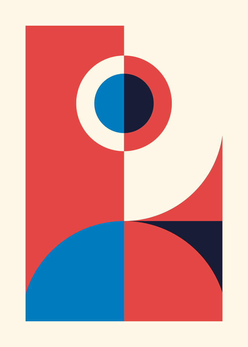 Poster - Center Point Red
