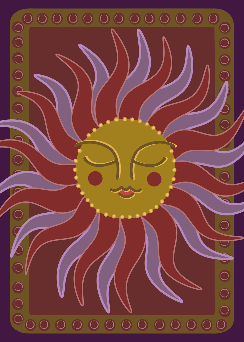 yisual - Poster - Solar Soul Purple
