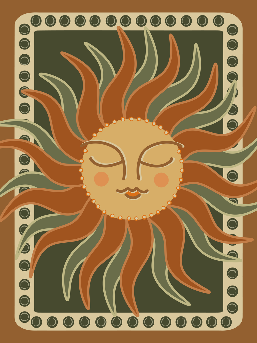 yisual - Poster - Solar Soul Green
