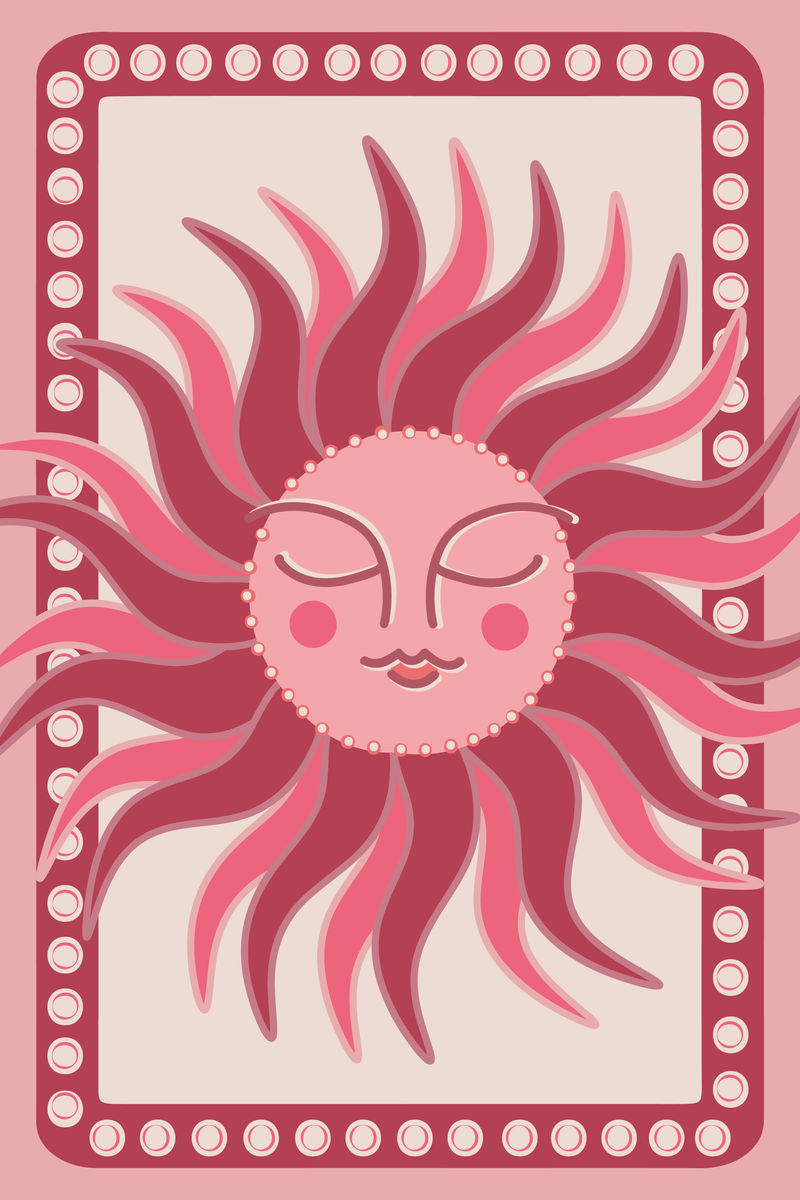 yisual - Poster - Solar Soul Pink