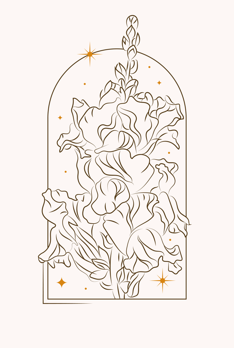 yisual - Poster - Mystic Bloom Gladiolus