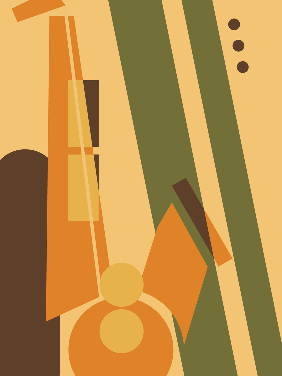 yisual - Poster - Funky Jazz Green