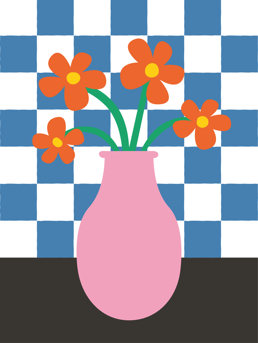 yisual - Aluminium - Happy Vase Pink
