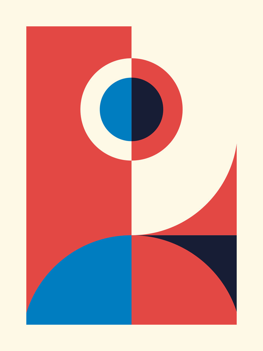 Poster - Center Point Red
