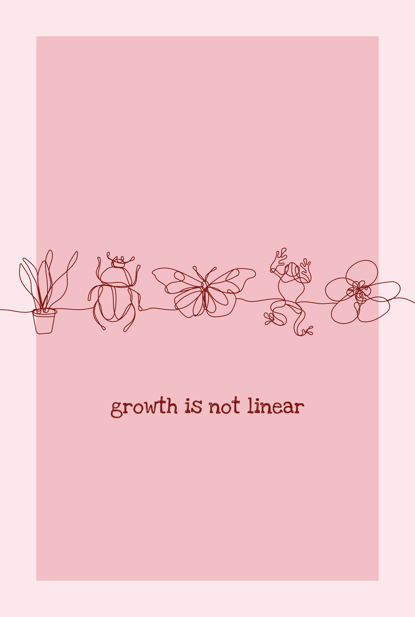 yisual - Poster - Rooted Flow Pink