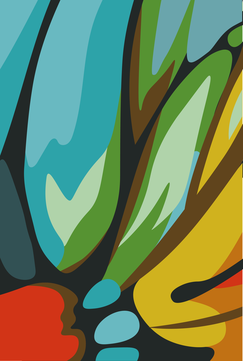 yisual - Poster - Natural Abstraction Blue
