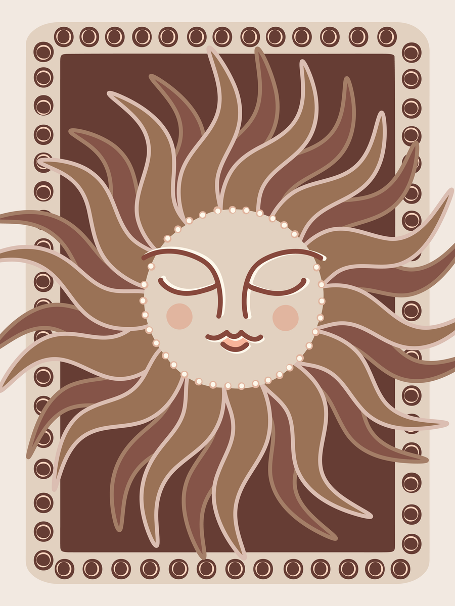 yisual - Poster - Solar Soul Brown