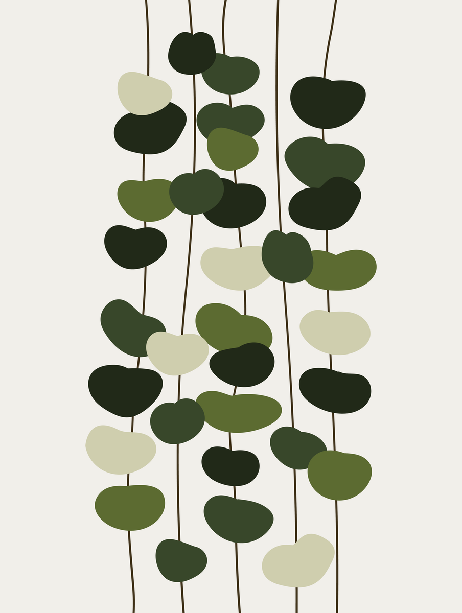 Poster - Calm Botanics Beige