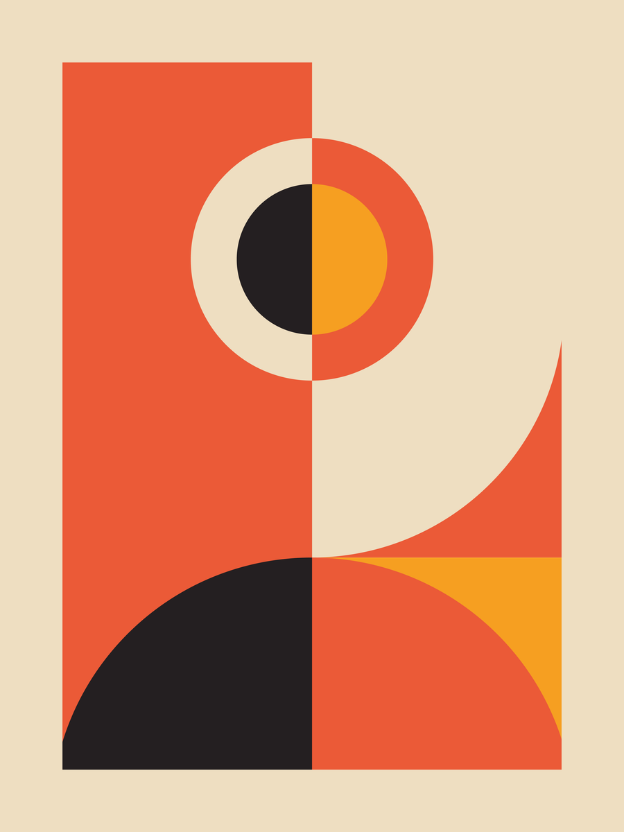 yisual - Aluminium - Center Point Orange