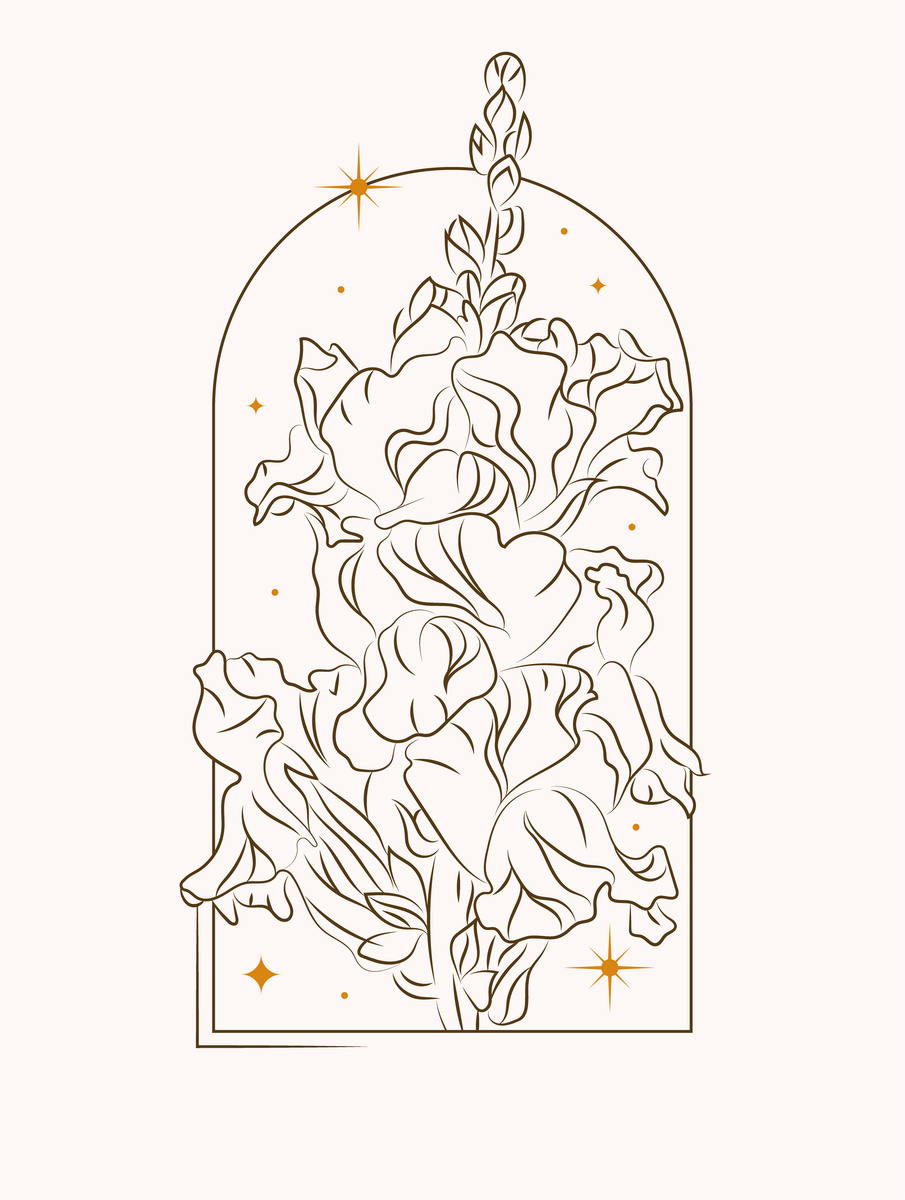 yisual - Aluminium - Mystic Bloom Gladiolus