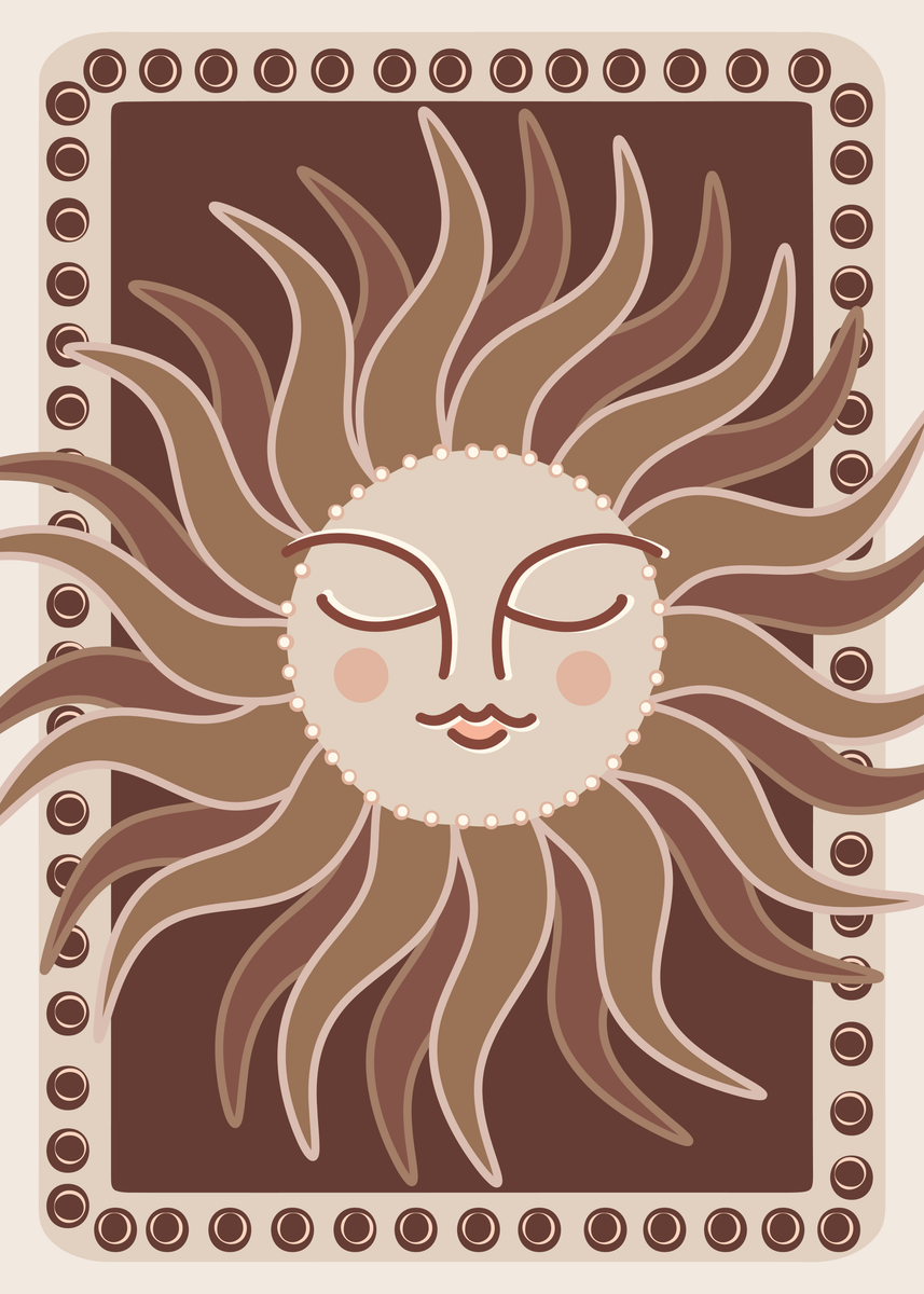 yisual - Poster - Solar Soul Brown